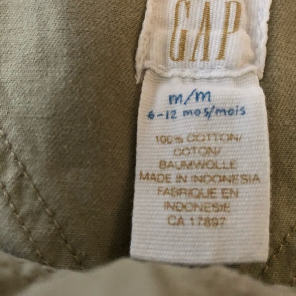 GAP Baby, chino overalls, 6-12 months - Picture 2 of 3